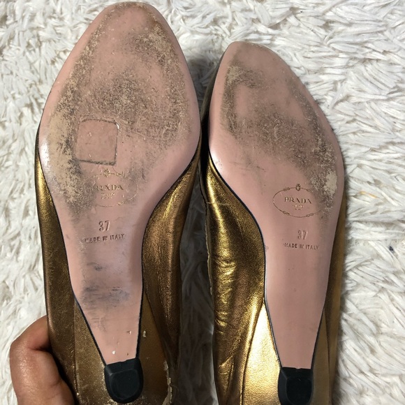 PRADA Rhinestone flats in excellent condition - Picture 9 of 10